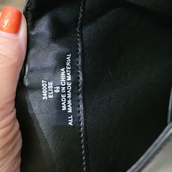 Women's Zip Up Tall Riding Boot Black - Picture 7 of 8